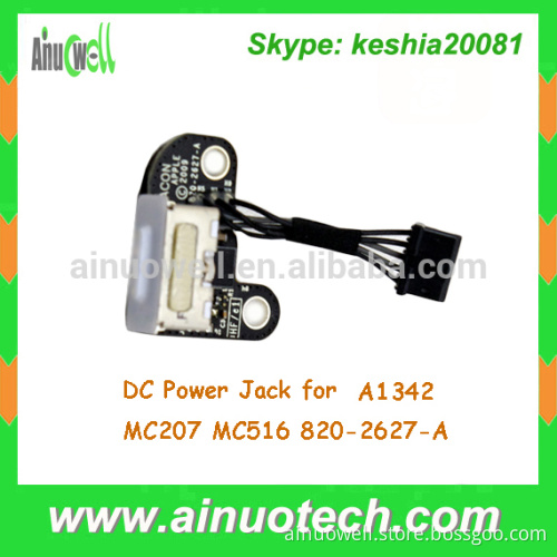 Laptop DC Power Jack for macbook A1342 MC207 MC516 820-2627-A DC in jack power board